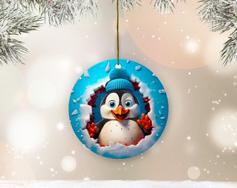 クリスマスオーナメント昇華ペンギンPNG | クリスマスインスタント