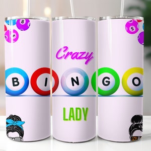 Bingo Tumbler Wrap Bingo Skinny Tumbler Design | Bingo Sublimation Tumbler Files | Bingo Tumbler PNG | Bingo Skinny Tumbler Wrap | Bingo PNG