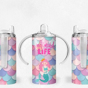 Schnabeltasse Sublimation Designs | Meerjungfrau Schnabeltasse Sublimationsbecher | Sublimation für Schnabeltasse | Meerjungfrau PNG | Sofort Download