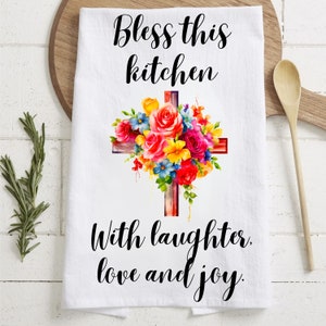 Christian Kitchen Towel PNG Sublimation, Christian Kitchen Towel, Christian Tea Towel PNG, Religious Kitchen Towel Sublimation, Dish Towel