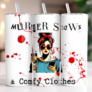 True Crime Tumbler Wrap | Seamless True Crime Tumbler png design | True Crime Sublimation Wrap | True Crime Tumbler PNG | True Crime png