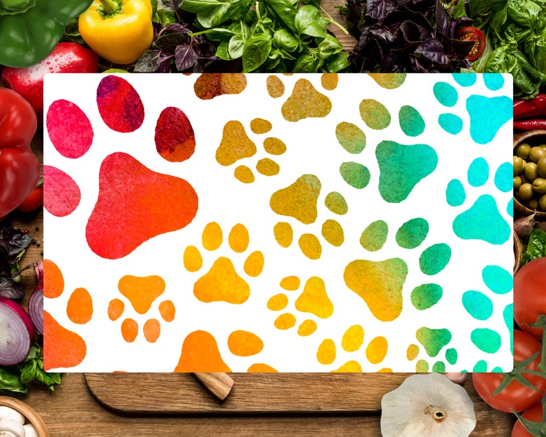 Cutting Board Sublimation Design Dog Lover Glass Cutting Etsy