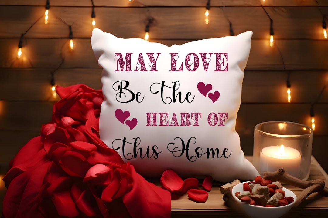 Valentines Pillow PNG Valentines Pillow Sublimation Design Valentines
