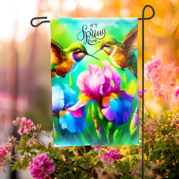 Frühling Garten Flagge PNG | Frühling Yard Flagge png | Frühling Sublimation Digitaler Download PNG | Frühlings Blumen Yard Flagge PNG | Frühling Hoffahne