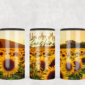 4 in 1 Can Cooler You Are My Sunshine Sublimation | Sunshine 4 in 1 Can Cooler Design Wrap | PNG I Instant Download