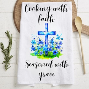 Christian Kitchen Towel PNG Sublimation, Christian Kitchen Towel, Christian Tea Towel PNG, Religious Kitchen Towel Sublimation, Dish Towel