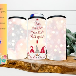 4 in 1 Can Cooler Sublimation Christmas | Funny Christmas Can Wrap | PNG I Instant Download