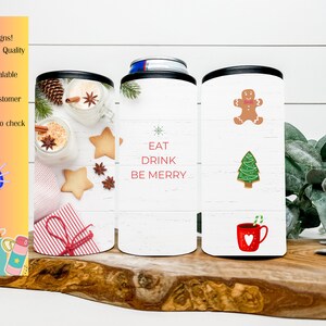 4 in 1 Can Cooler Sublimation Christmas | Funny Christmas Can Wrap | PNG I Instant Download