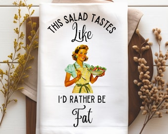 Kitchen Towel Sublimation Designs | Vintage Tea Towel Sublimation Designs | Funny Retro Tea Towels | Funny Kitchen Towel