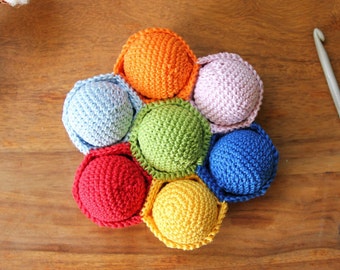 Color sorting game crocheted