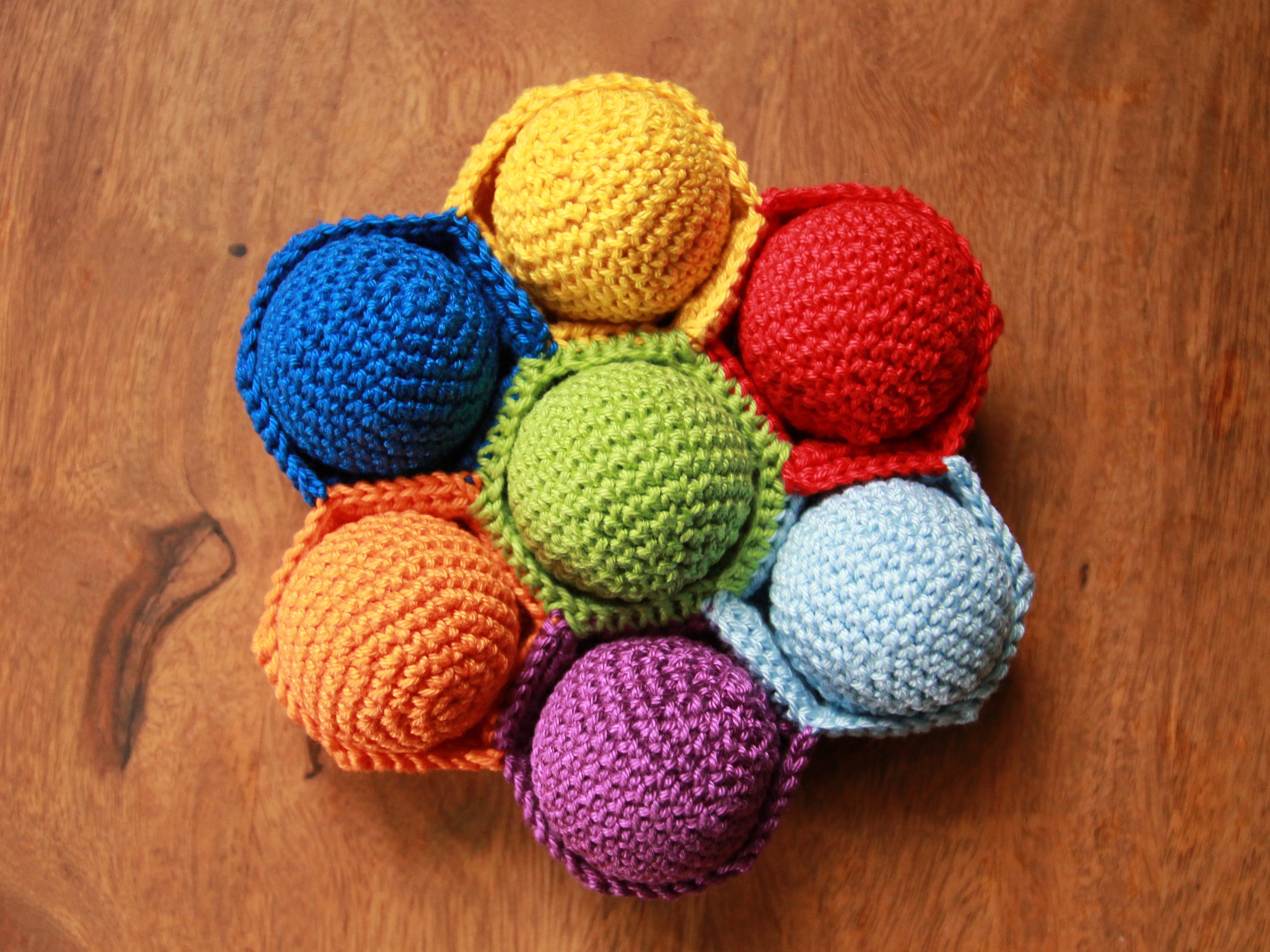 Crochet Pattern Color Sorting Game According to Montessori, PDF Crochet ...