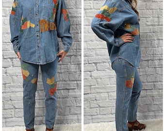 Vintage Seruchi Western Denim Set