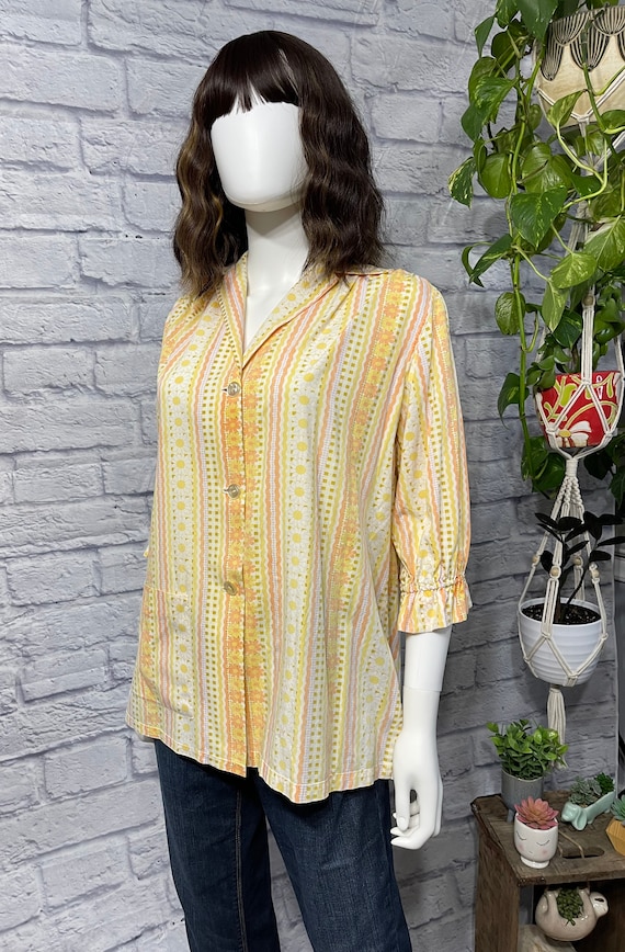 Gorgeous 1950’s Smock Blouse/Top