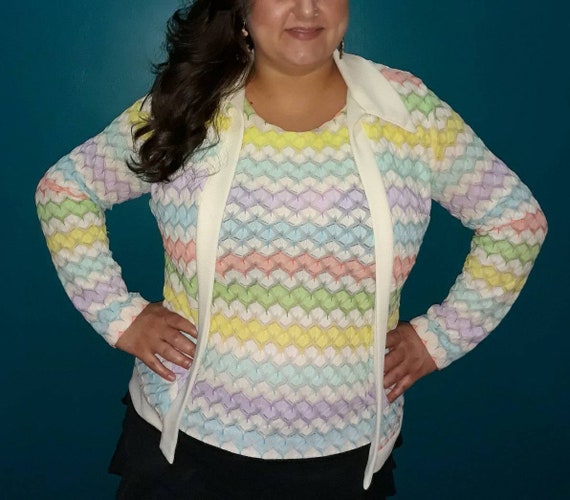 Vintage Montgomery Ward 2- Piece Cardigan Set
