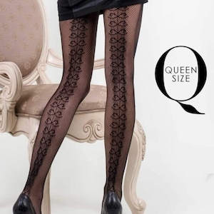 Queen sized fishnet pantyhose
