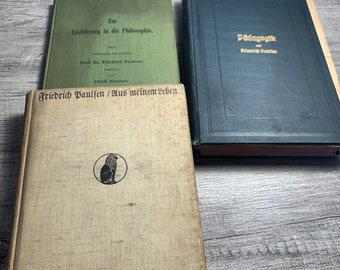 Friedrich Paulsen Lot of 3 Books, 1910-1926