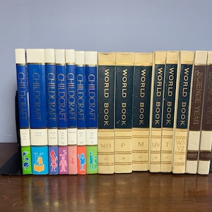 洋書 The World Book Encyclopedia 1967 World Book Encyclopedia 1-20 Complete 20 Volume Set 1967 BIN