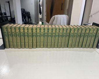 1937 Funk & Wagnalls New Standard Encyclopedia | Complete Vintage Set | Excellent Condition | Rich Display Appeal