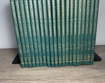 Marshall Cavendish Illustrated Encyclopedia of Gardening – Complete 20‑Volume Set 1970 Vintage  Reference | Mid Century Illustrated Set