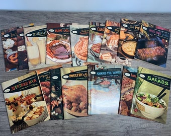 1958 Good Housekeeping Lot of 16 Paperback Cookbooks