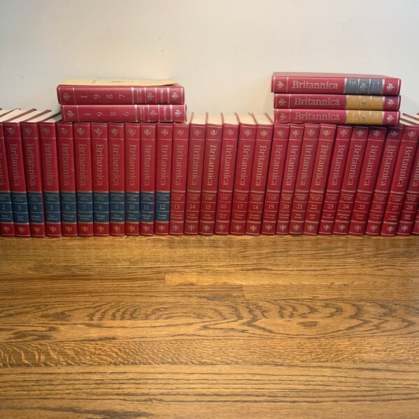Encyclopedia Britannica Complete Set Etsy