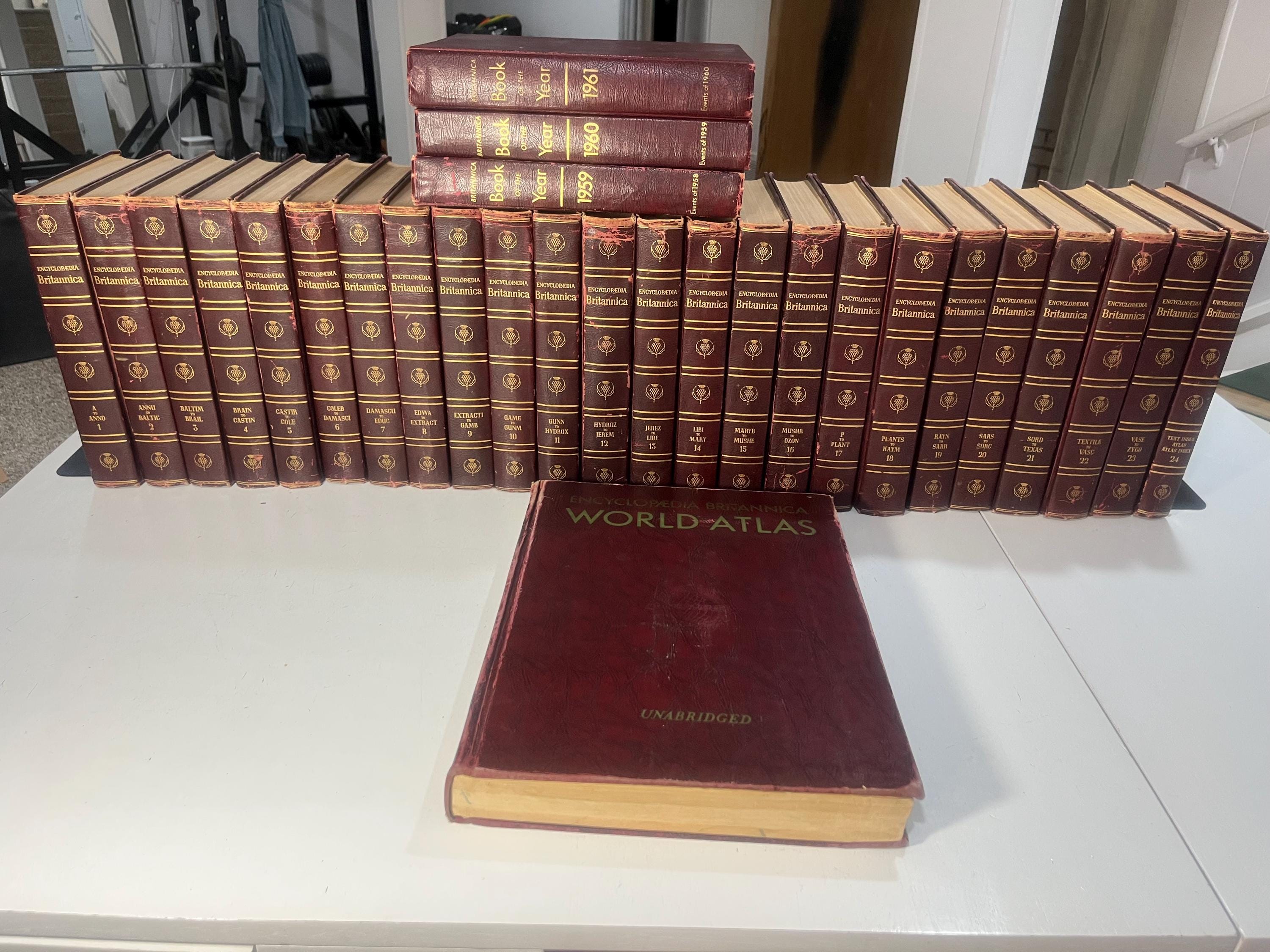 Encyclopedia Britannica Sets 1961 - Etsy