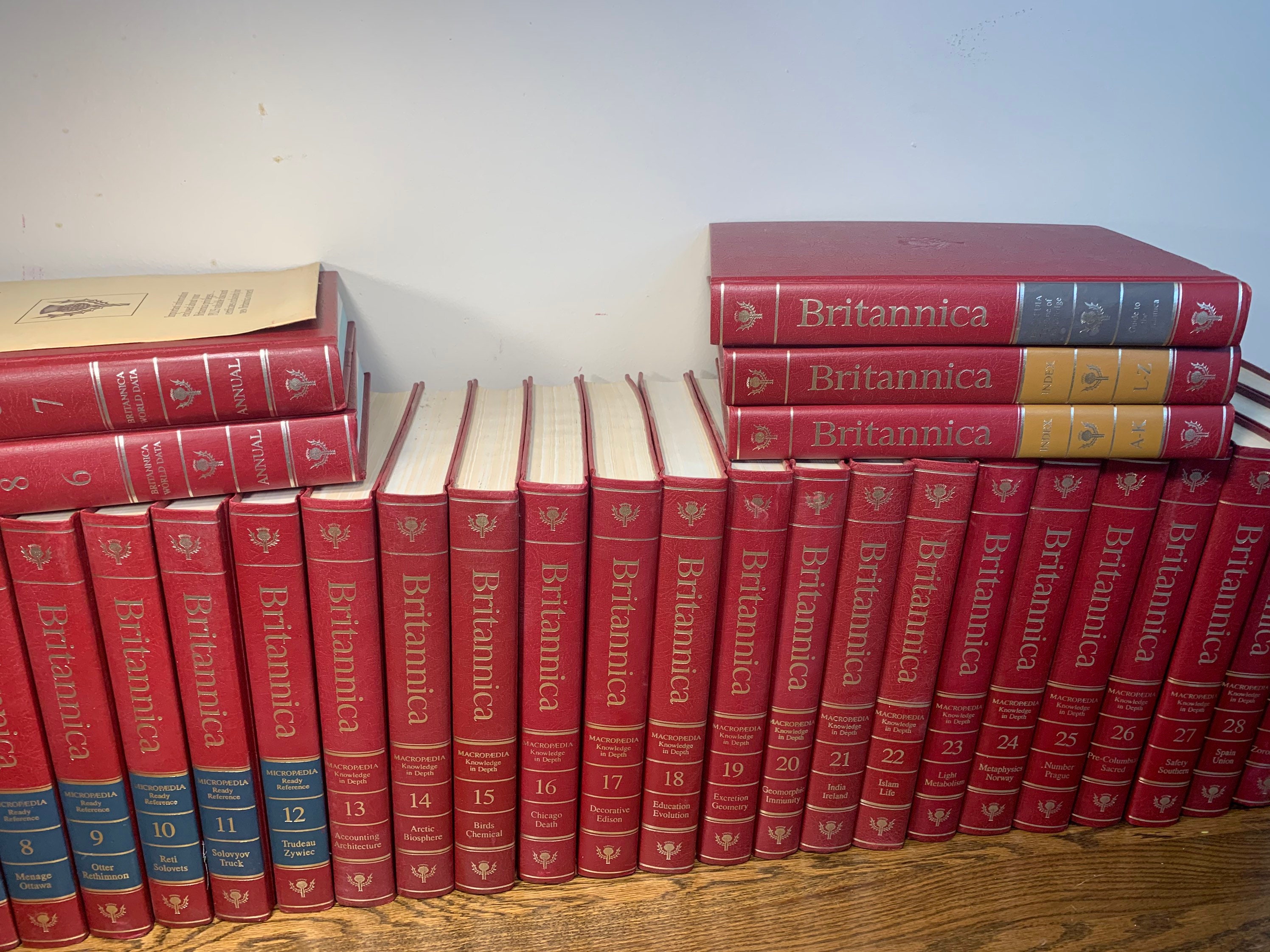 Encyclopedia Britannica 15th Edition 1986 Complete 29 Volume Set