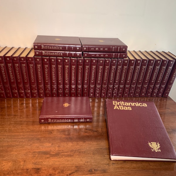 Encyclopedia Britannica Complete Set Etsy