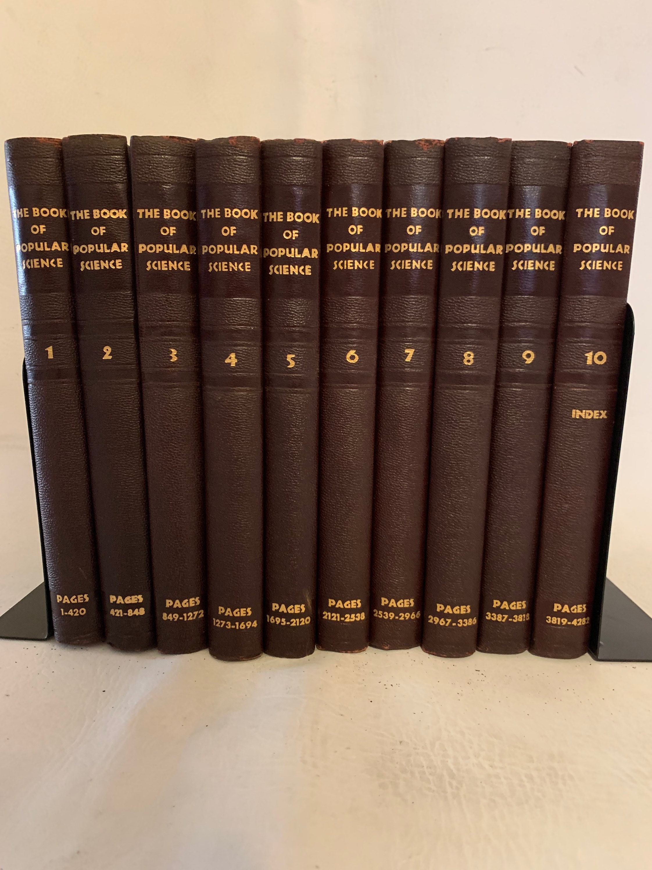 The Book Of Popular Science Complete 10 Volume Set near mint | Etsy
