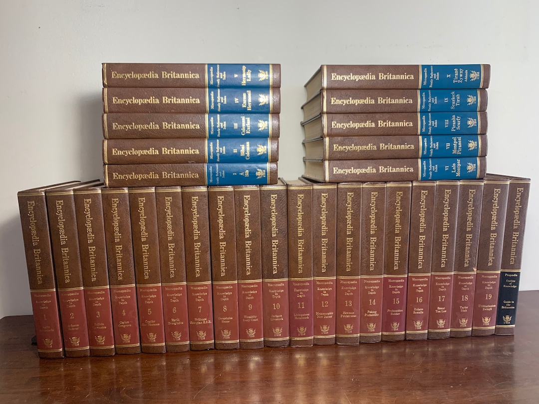 15th Edition Encyclopedia Britannica Complete 30 Volume Set, 1979 Etsy
