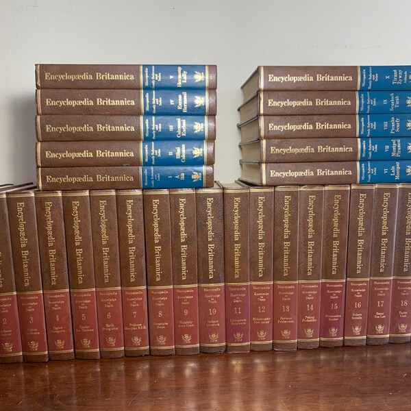 Encyclopedia Britannica Complete Set Etsy