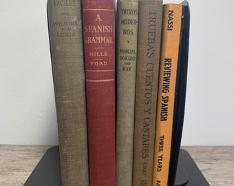 Spanish Grammar Books, Lot of 5, 1915-1939