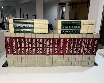 1973 World Book Encyclopedia – Maroon Edition | Complete Set + 6 Year Books (1974–1979)
