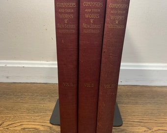 Famous Composers and Their Works, New Series, 1900s Lot of 3