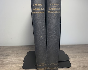 Geschichte des Materialismus Friedrich Lange Books 1 and 2, 1921