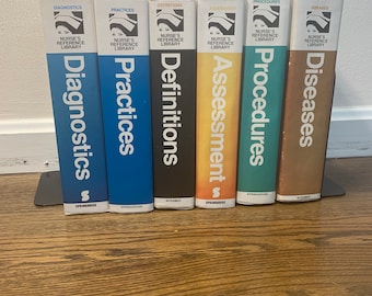Vintage 1980s Nurse’s Reference Library Lot of 6 Hardback Springhouse Books