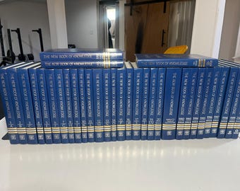 1991 Book of Knowledge – Complete 33‑Volume Set | Mint Condition | Includes Year Books 1992–2000 + Bonus Volumes