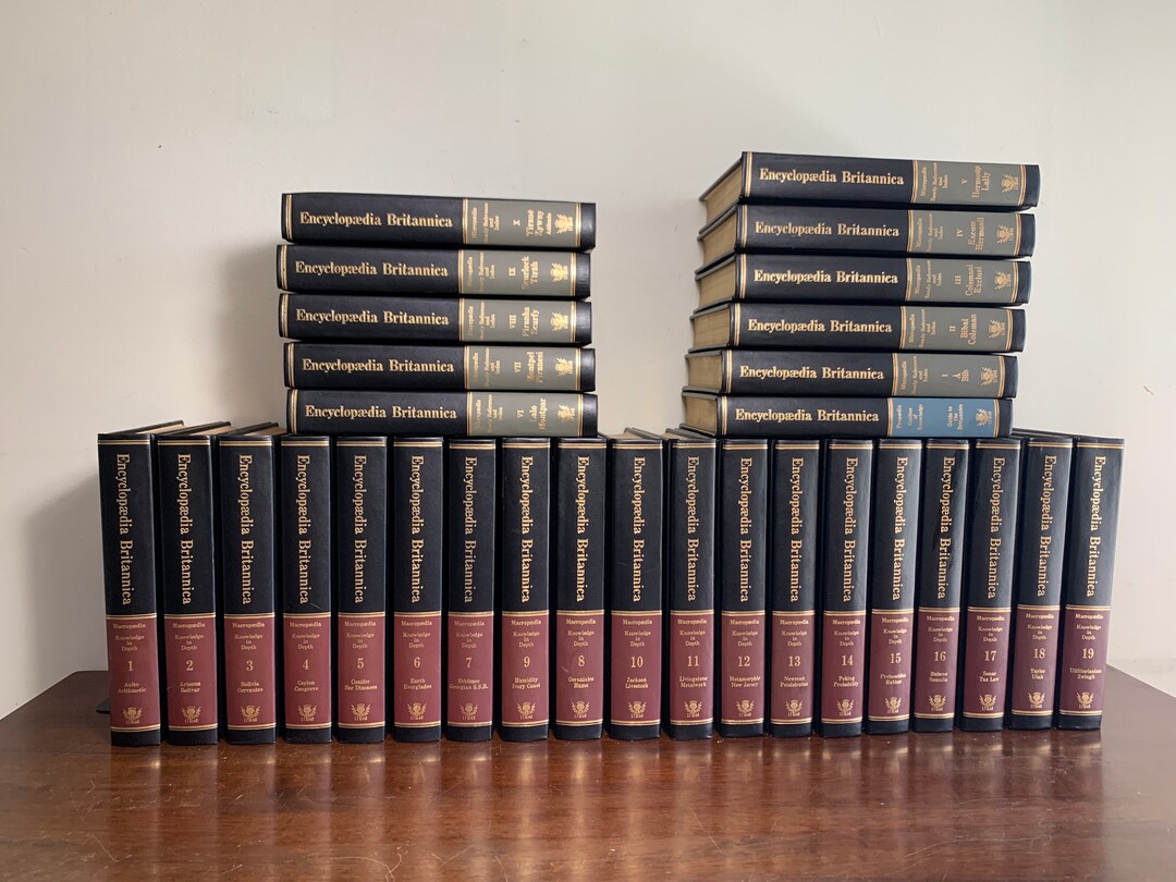 15th Edition Encyclopedia Britannica Complete 30 Volume Set, 1975 Etsy