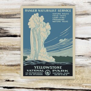 Yellowstone National Park Poster