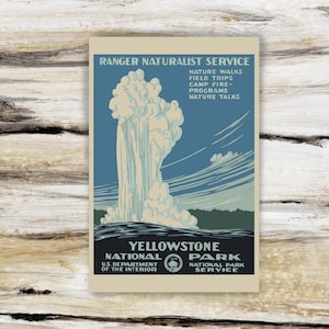 Yellowstone National Park Card
