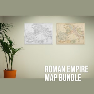 Roman Empire Map Poster Downloadable