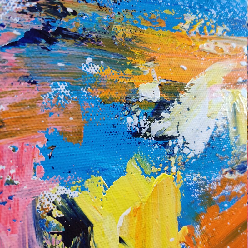 Large Abstract Painting Abstract Painting Original Blue Etsy