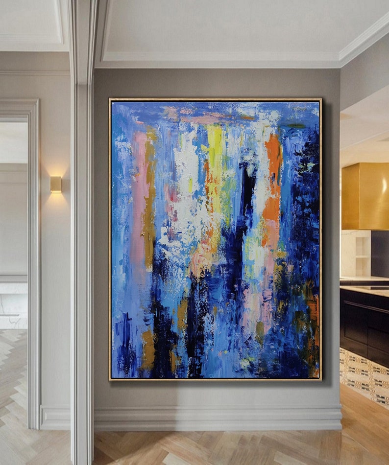 Large Abstract Oil Painting Original Colorful Painting on Etsy