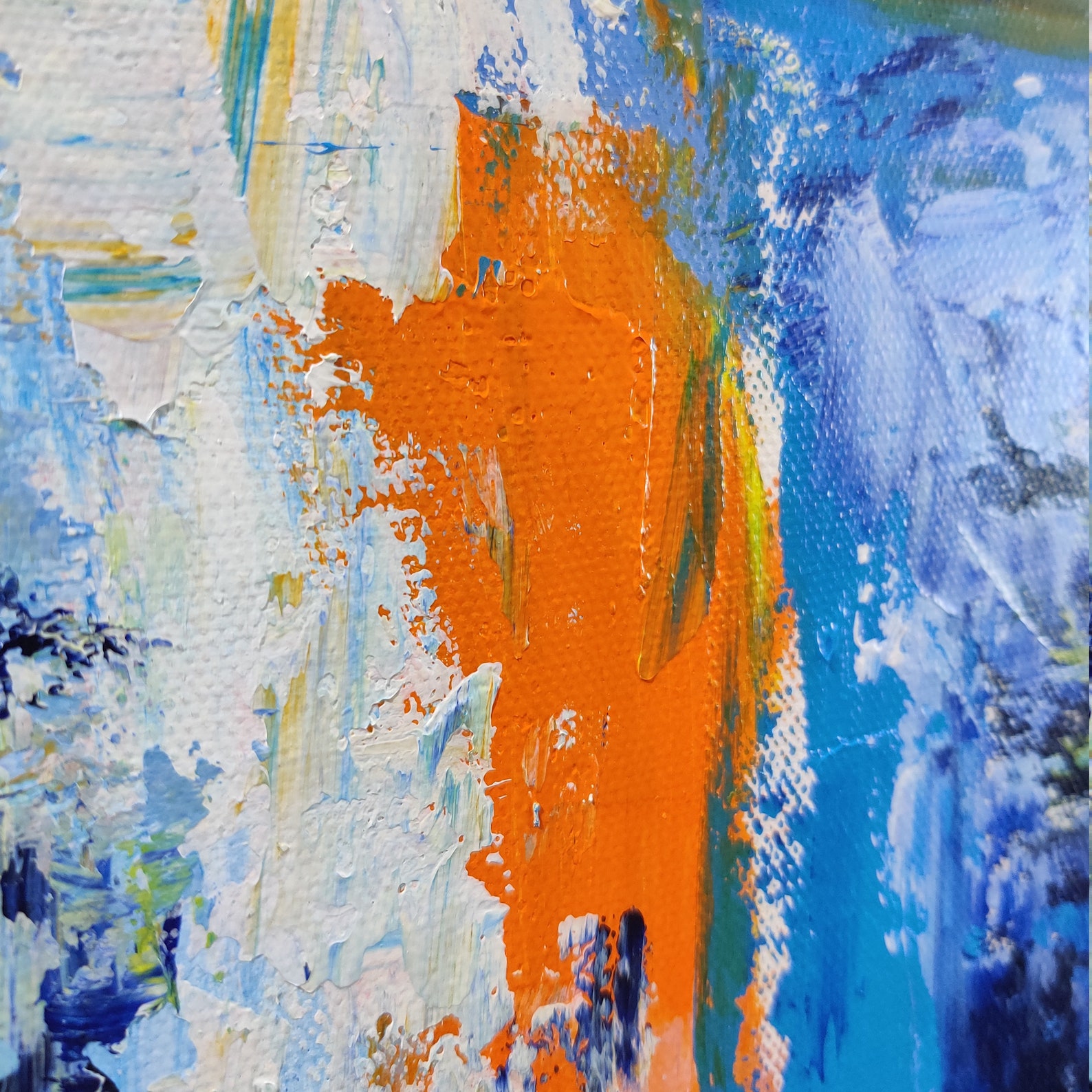 Large Abstract Oil Painting Original Colorful Painting on Etsy