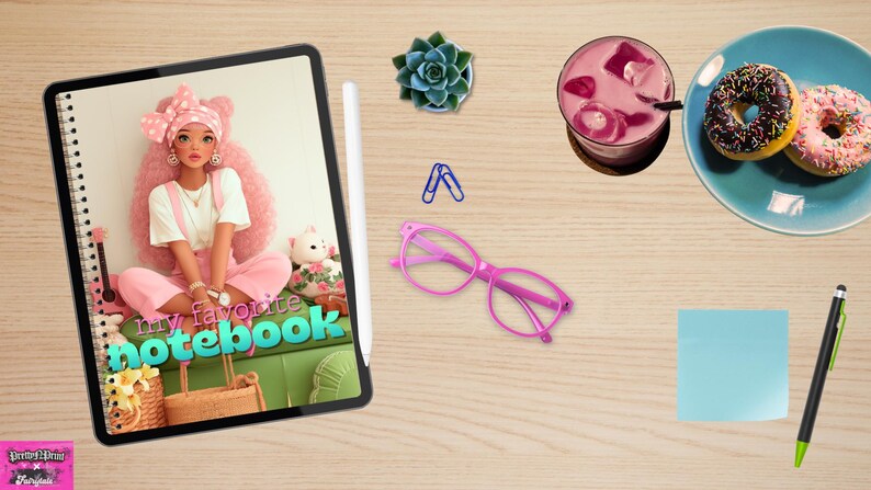 A5 Digital Notebook 2 Cover Designs 25 Lined Pages   2 Dotted Notes