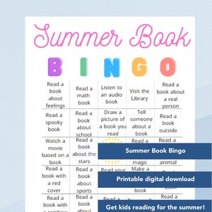 Summer Reading Bingo