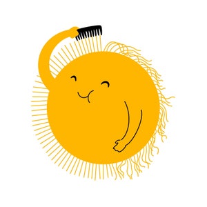 Sun sticker
