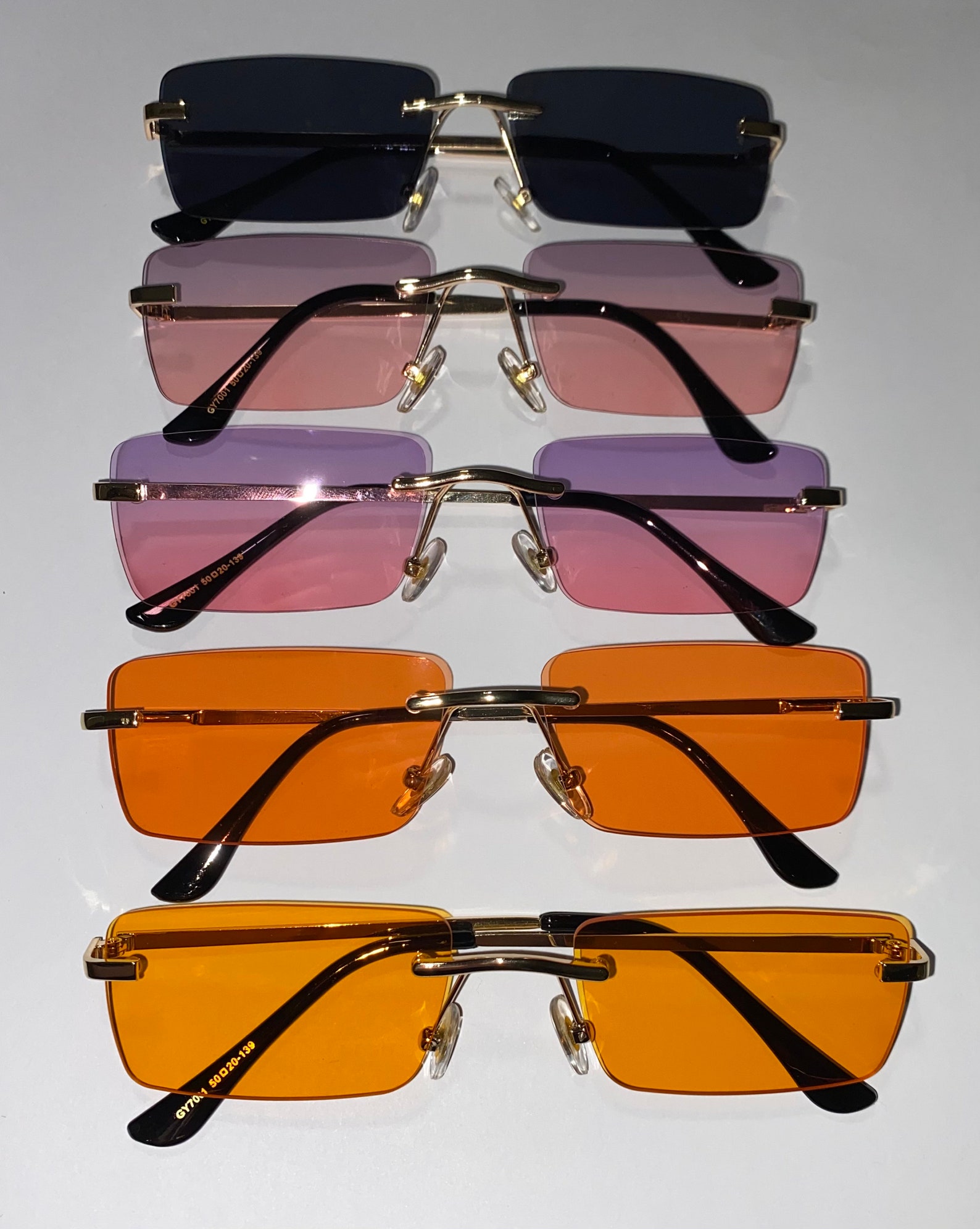 90s vintage rimless sunglasses Etsy