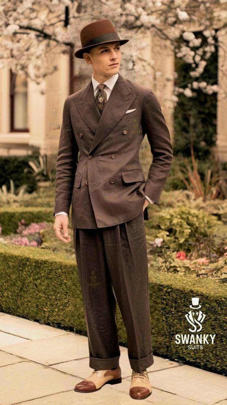 Vintage 1950s Double Breasted Suit - Etsy