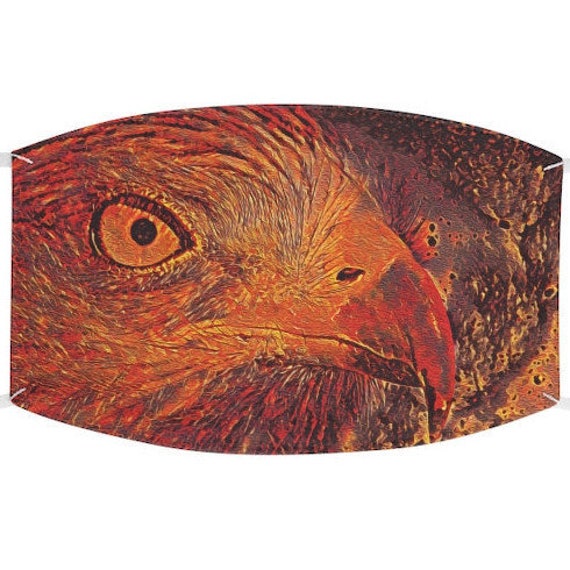 Facemask- Red Eagle Fire Tornado